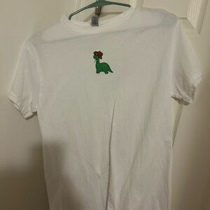 Tee with Green Dinosaur